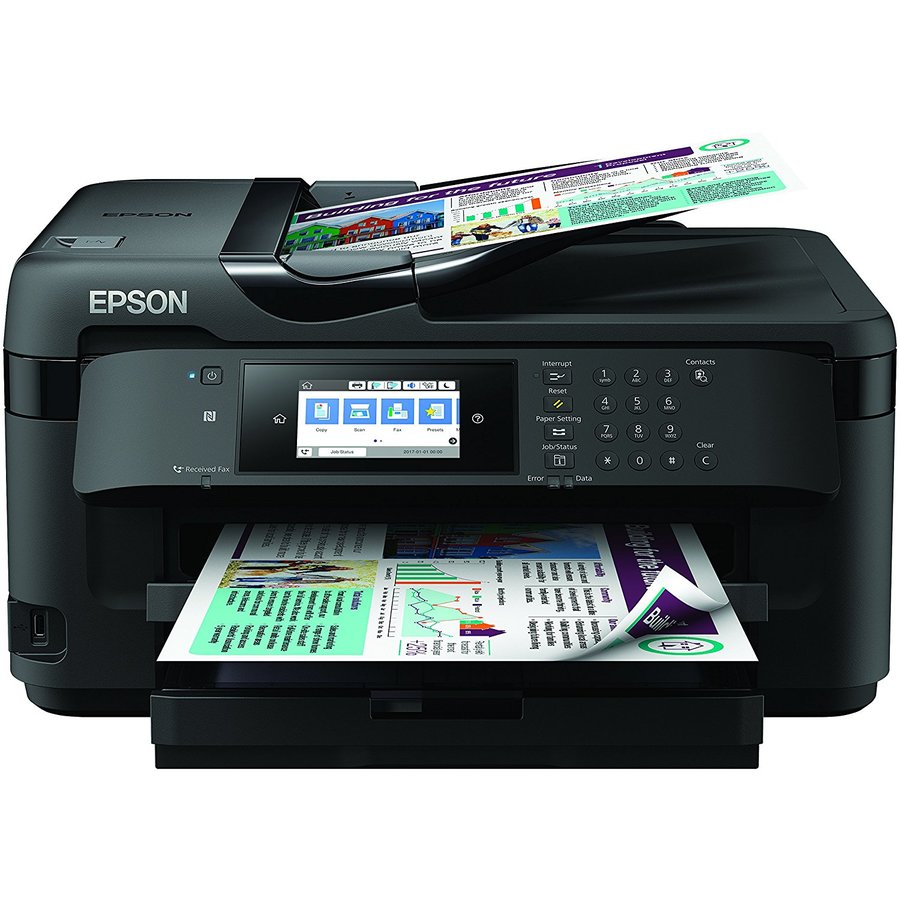 Multifunctionala WorkForce WF-7710DWF A3 Negru