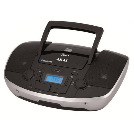 Player portabil CD/MP3 APRC-108 cu Radio FM USB Bluetooth Ecran LCD Black