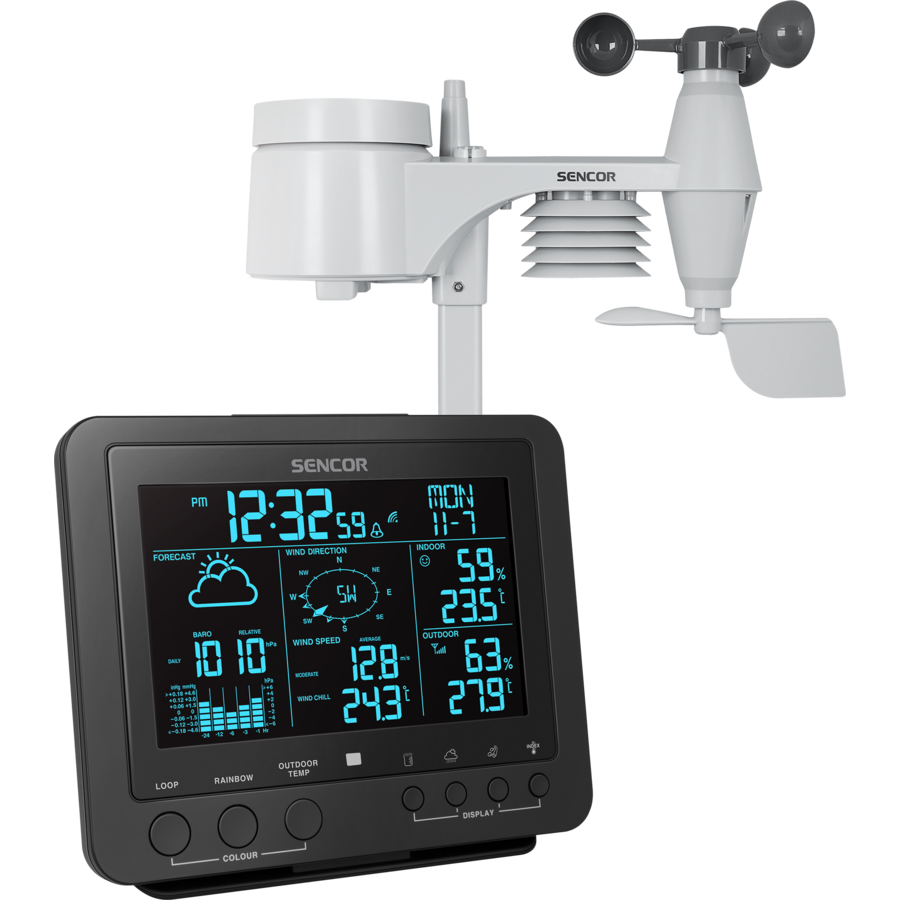 Statie meteo SWS 9700 Professional Black