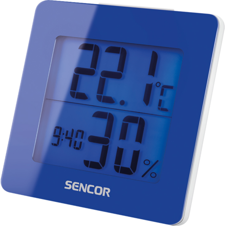 Termometru cu ceas desteptator Sencor SWS 1500 BU Blue