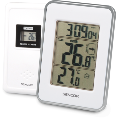 Termometru wireless Sencor SWS 25 WS White / Silver