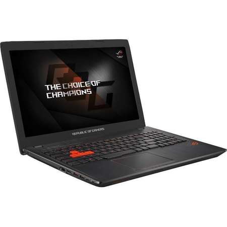 Laptop ASUS ROG GL553VE-FY037 15.6 inch FHD Intel Core i7-7700HQ 8GB DDR4 1TB HDD 128GB SSD nVidia GeForce GTX 1050 Ti 4GB Endless OS Black