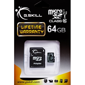 Card Micro SDXC 64GB Class 10 UHS-1 plus adapter