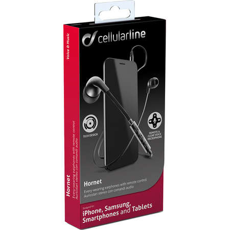 Casti Cellularline Hornet Black