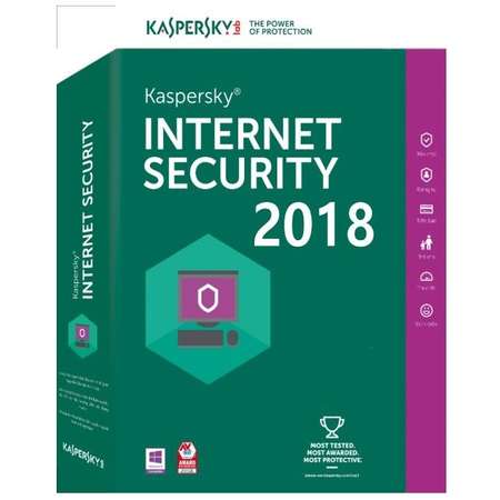 Antivirus Kaspersky Internet Security 2018 New License Retail 1 an 1 PC