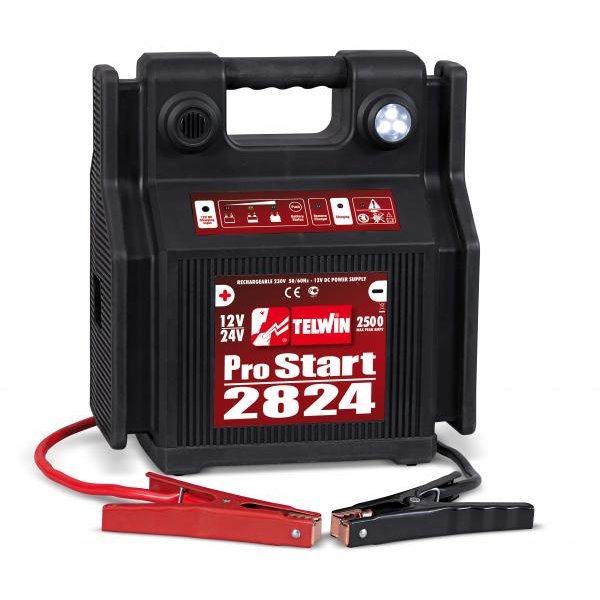 Redresor auto PRO START 2824 12-24V Negru