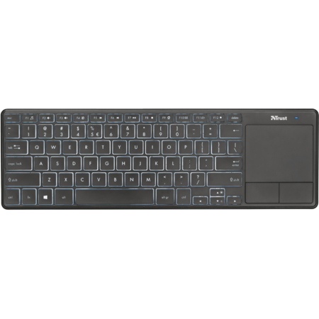 Tastatura Trust Theza Wireless cu touchpad Negru