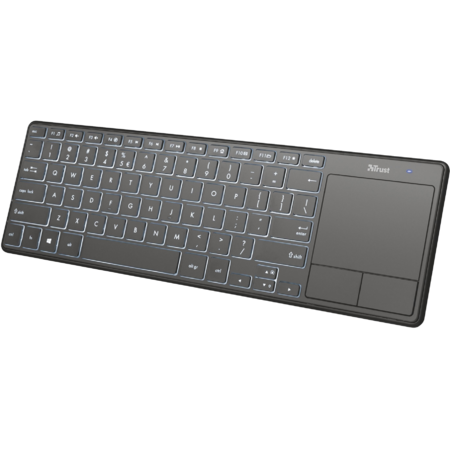 Tastatura Trust Theza Wireless cu touchpad Negru