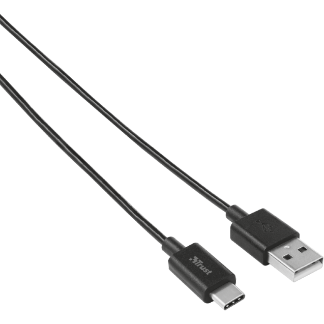Cablu de date 20445 USB Type C 1m Negru thumbnail