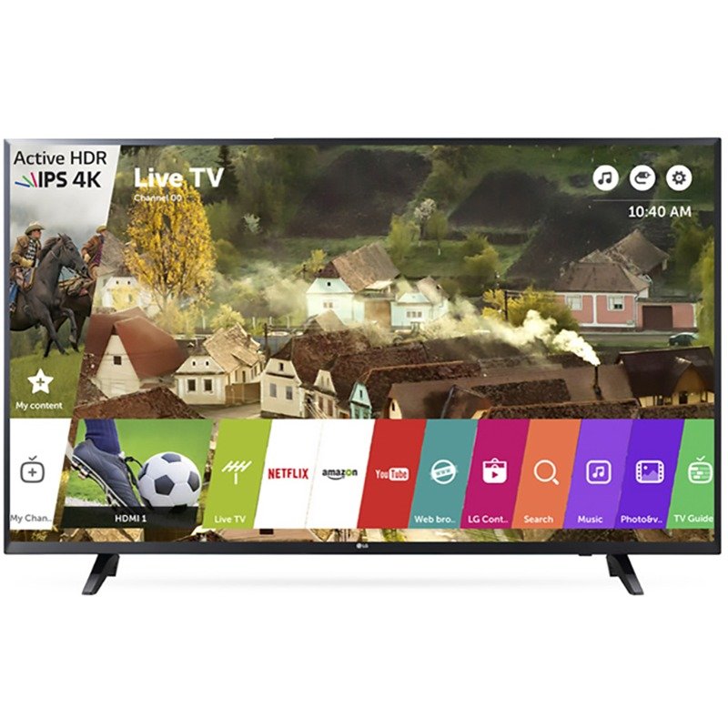 LG LED Smart TV UJ620V 124cm 4K Ultra Black ITGalaxy.ro