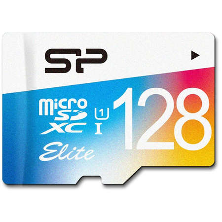 Card Silicon Power microSDXC Elite 128GB UHS-I U1 Clasa 10 cu adaptor SD