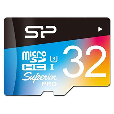 Card Silicon Power microSDHC Superior Pro 32GB UHS-I U3 Clasa 10 cu adaptor SD