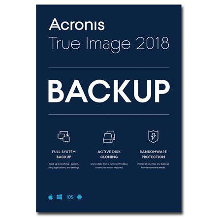 Acronis True Image 2018 5PC Range 1-9