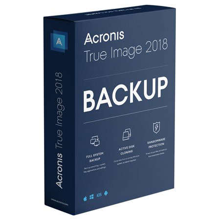 Acronis True Image 2018 5PC Range 1-9