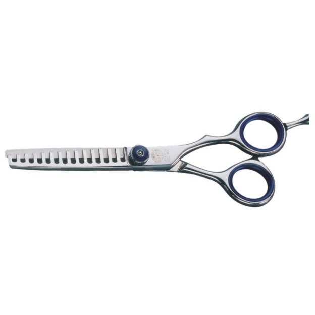 Foarfeca pentru tuns 223-6 Filat Blue Fire 6 14 dinti otel japonez