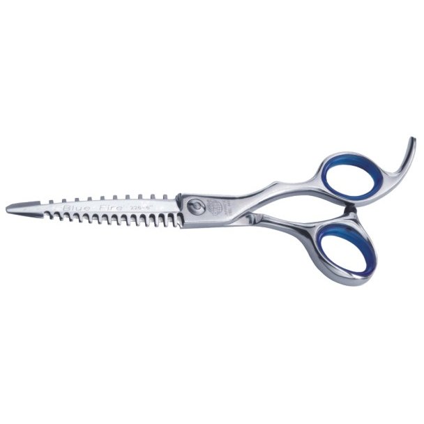 Foarfeca pentru tuns 226-6 Filat Blue Fire 6 cu 14 dinti otel japonez