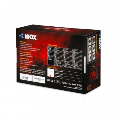 Sursa Ibox ATX 300W 80+ Bronze Black Edition