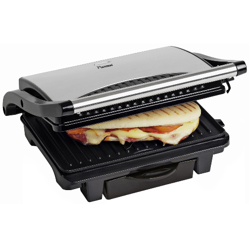 Gratar electric ASW113S Panini Grill 1000W Inox