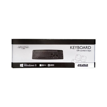 Tastatura 4World KB USB01-4W