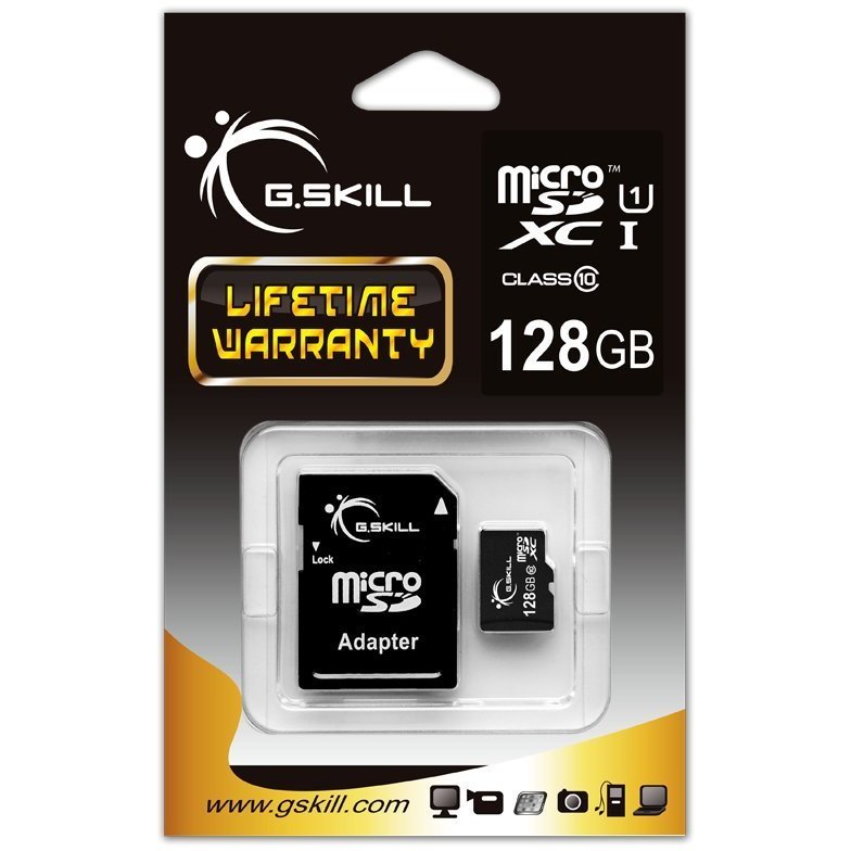Card de memorie microSDXC 128GB Clasa 10 UHS-1 U1 cu adaptor SD