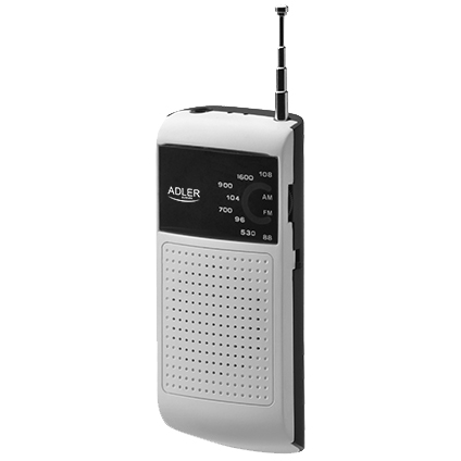 Radio portabil Adler AD 1159 AM / FM Alb