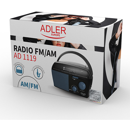Radio Adler AD 1119 AM / FM Negru