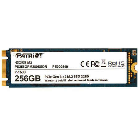 SSD Patriot Scorch 256GB PCI Express x2 M.2 2280