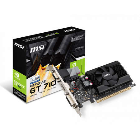 Placa video MSI nVidia GeForce GT 710 1GB DDR3 64bit low profile