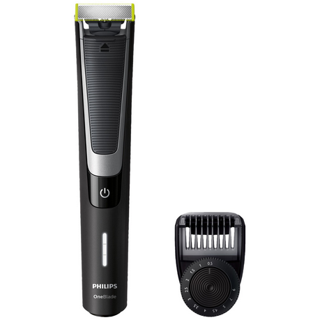 Aparat hibrid de barbierit si tuns barba QP6510/20 OneBlade Pro Negru