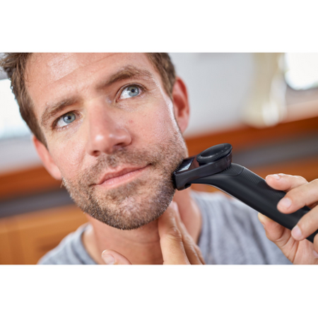 Aparat hibrid de barbierit si tuns barba Philips QP6510/20 OneBlade Pro Negru