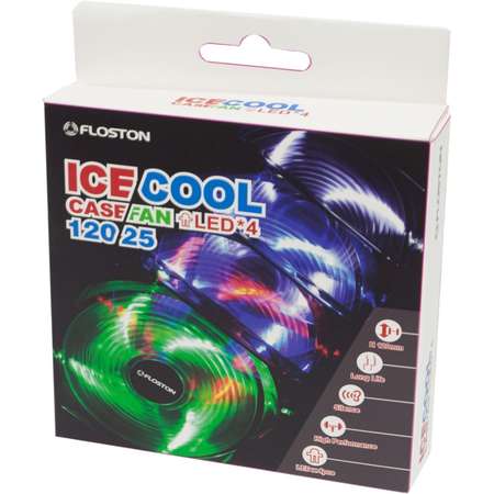Ventilator pentru carcasa Floston ICE 4 Blue LED