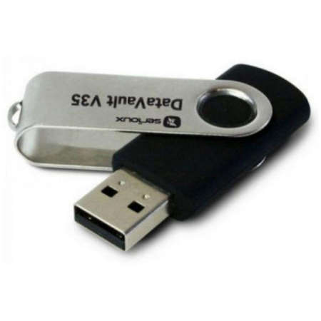 Memorie USB Serioux SRX DataVault V35 64GB USB 2.0 Black
