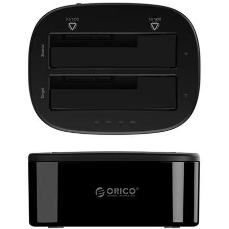 Rack HDD Orico 6228US3-C USB 3.0 Dual Bay HDD Docking Station Black