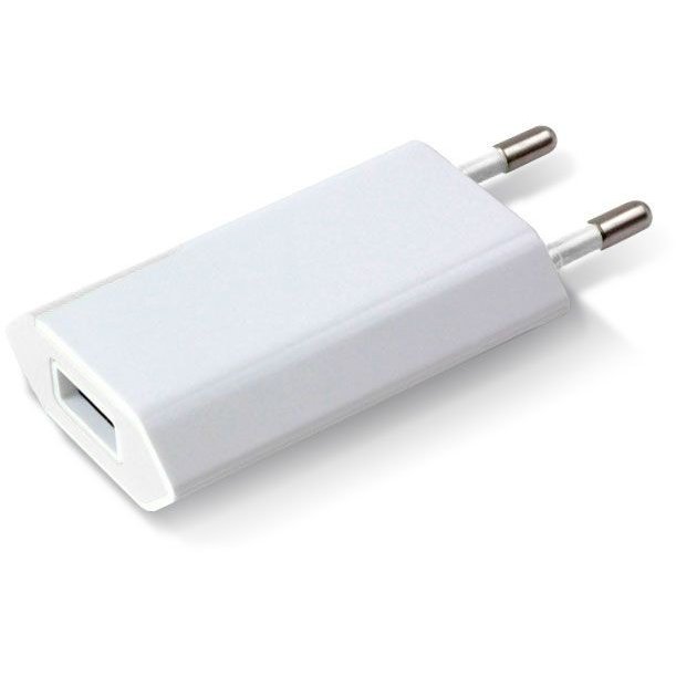 Incarcator retea 100747 Compact Slim USB 1A Alb