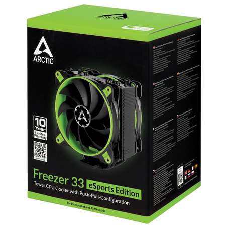 Cooler procesor ARCTIC Freezer 33 eSport Edition Green