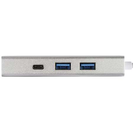 Hub USB Hama 135756 Aluminium USB-3.1 Type-C 2x USB-A USB-C