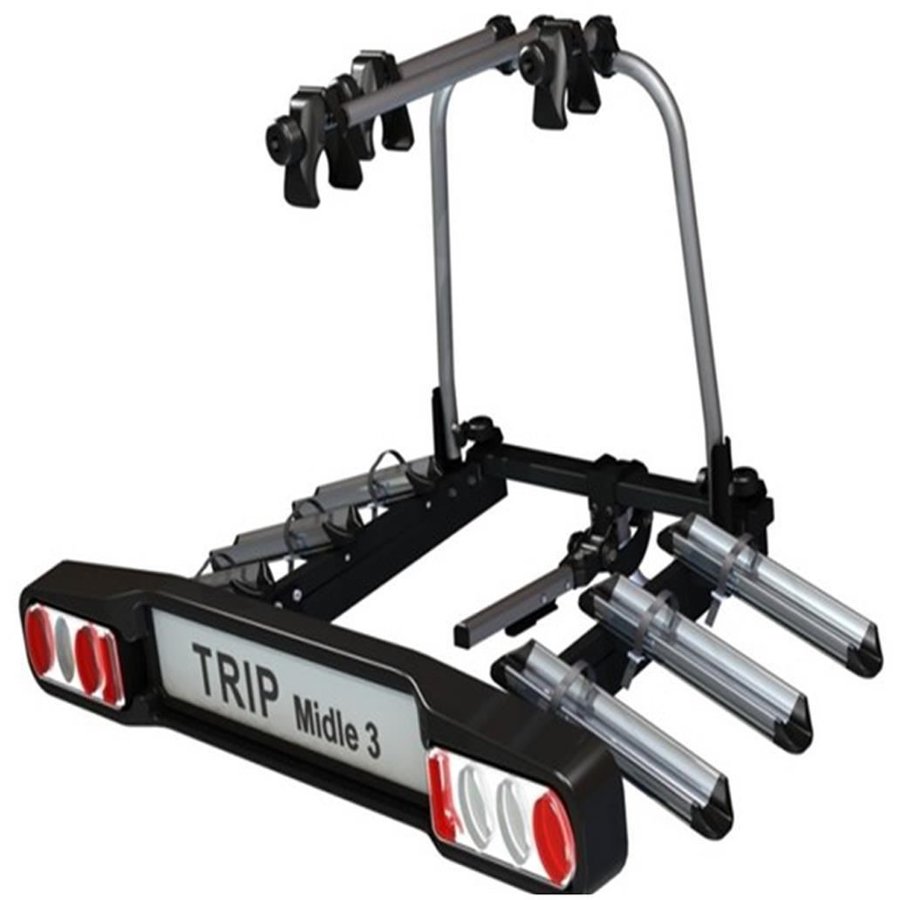 Suport Bicicleta Trip pentru 3 biciclete cu prindere pe carligul de remorcare