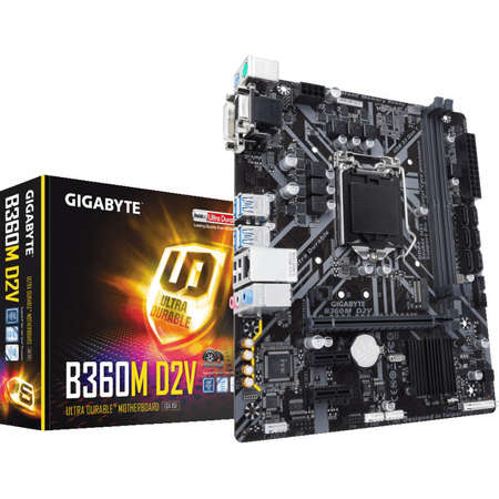 Placa de baza Gigabyte B360M-D2V Intel LGA1151 mATX