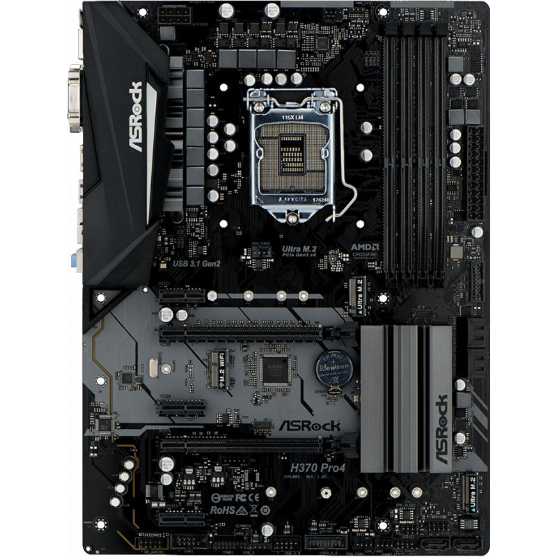 Placa de baza H370 PRO4 Intel LGA1151 ATX