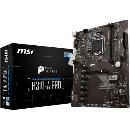 Placa de baza MSI H310-A PRO Intel LGA1151 ATX