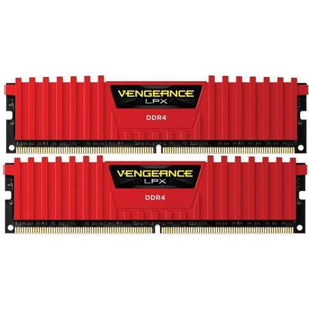 Memorie Corsair Vengeance LPX Red 16GB DDR4 4333MHz CL19 Dual Channel Kit