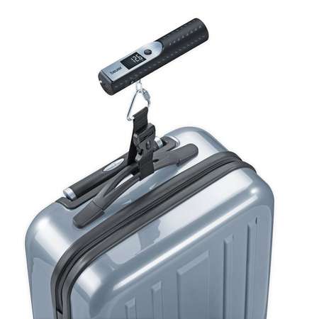 Cantar digital pentru bagaje Beurer LS50 3-in-1 Oprire automata Capacitate max. 50 kg Negru
