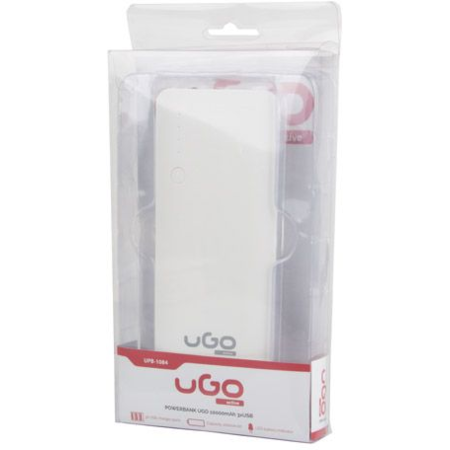 Acumulator extern UGO UPB-1084 10000 mAh 3x USB White