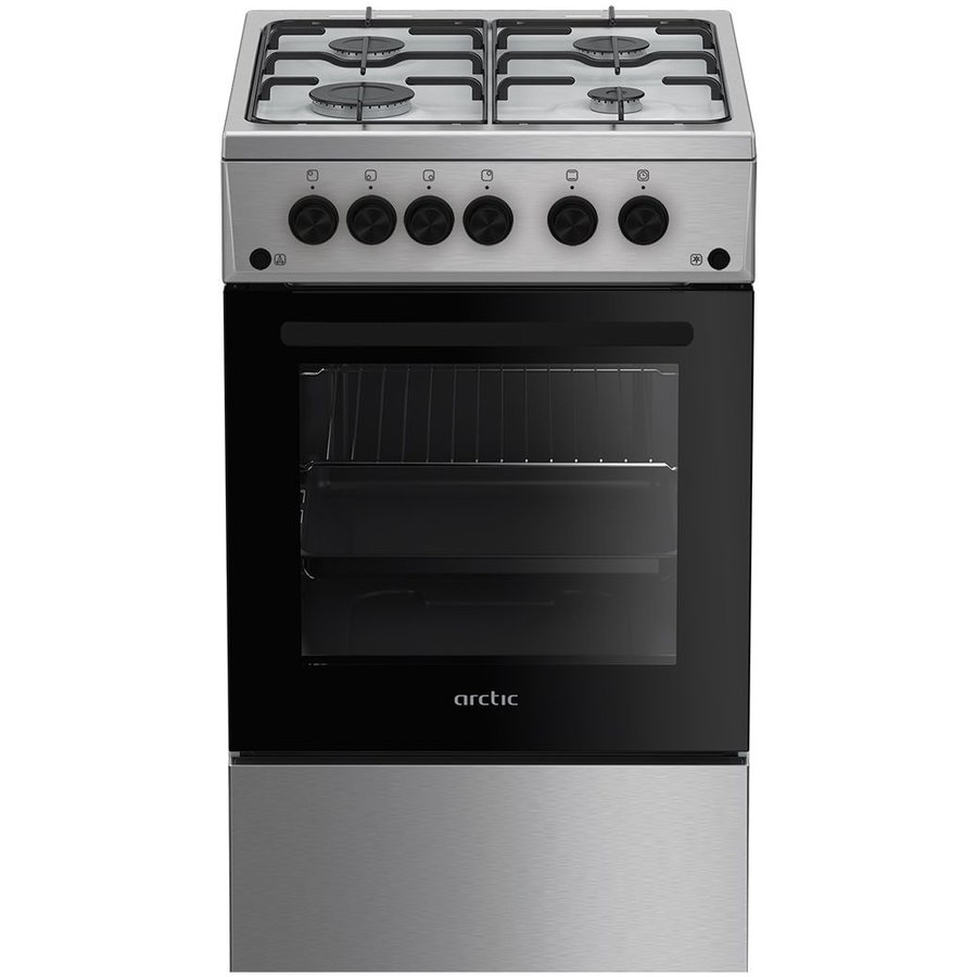 Aragaz AGG5611DTTLX Gaz 4 arzatoare Aprindere electrica Inox