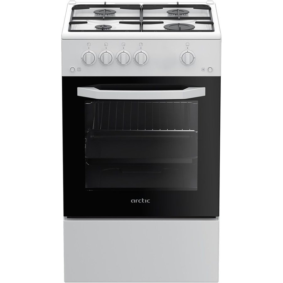 Aragaz AGM5501FL Gaz 4 arzatoare Aprindere electrica Alb