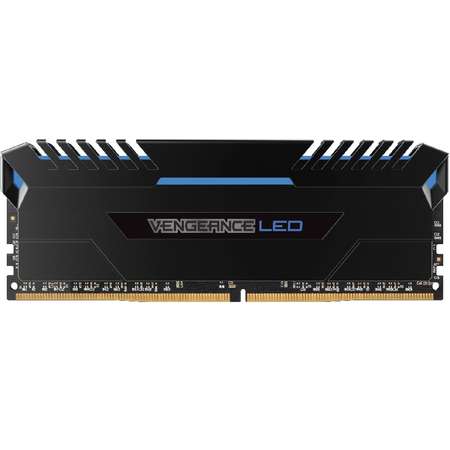 Memorie Corsair Vengeance Blue LED 32GB DDR4 3200MHz CL16 Quad Channel Kit