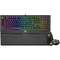 Kit tastatura si mouse Gamdias ARES 7 Color Combo USB Black