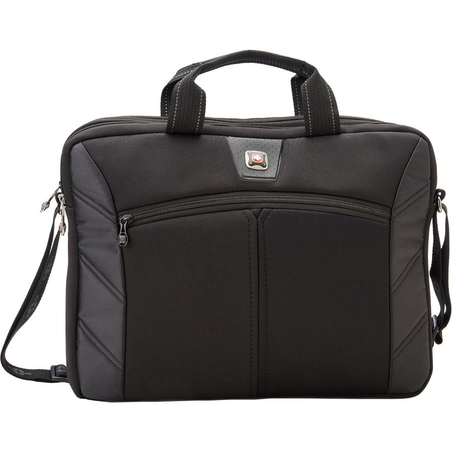 Geanta laptop Sherpa Double 16 inch Slimcase Black