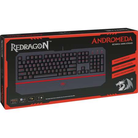 Tastatura gaming Redragon Andromeda Rainbow LED Mecanica