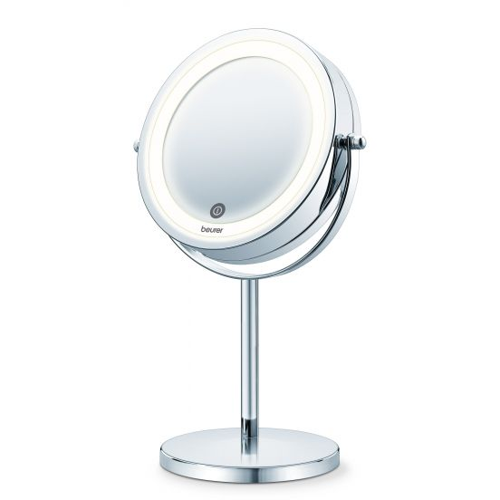 Oglinda cosmetica iluminata BS55 diametru 13 cm marire 7x